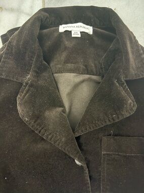 Banana Republic Dark Brown Corduroy Jacket